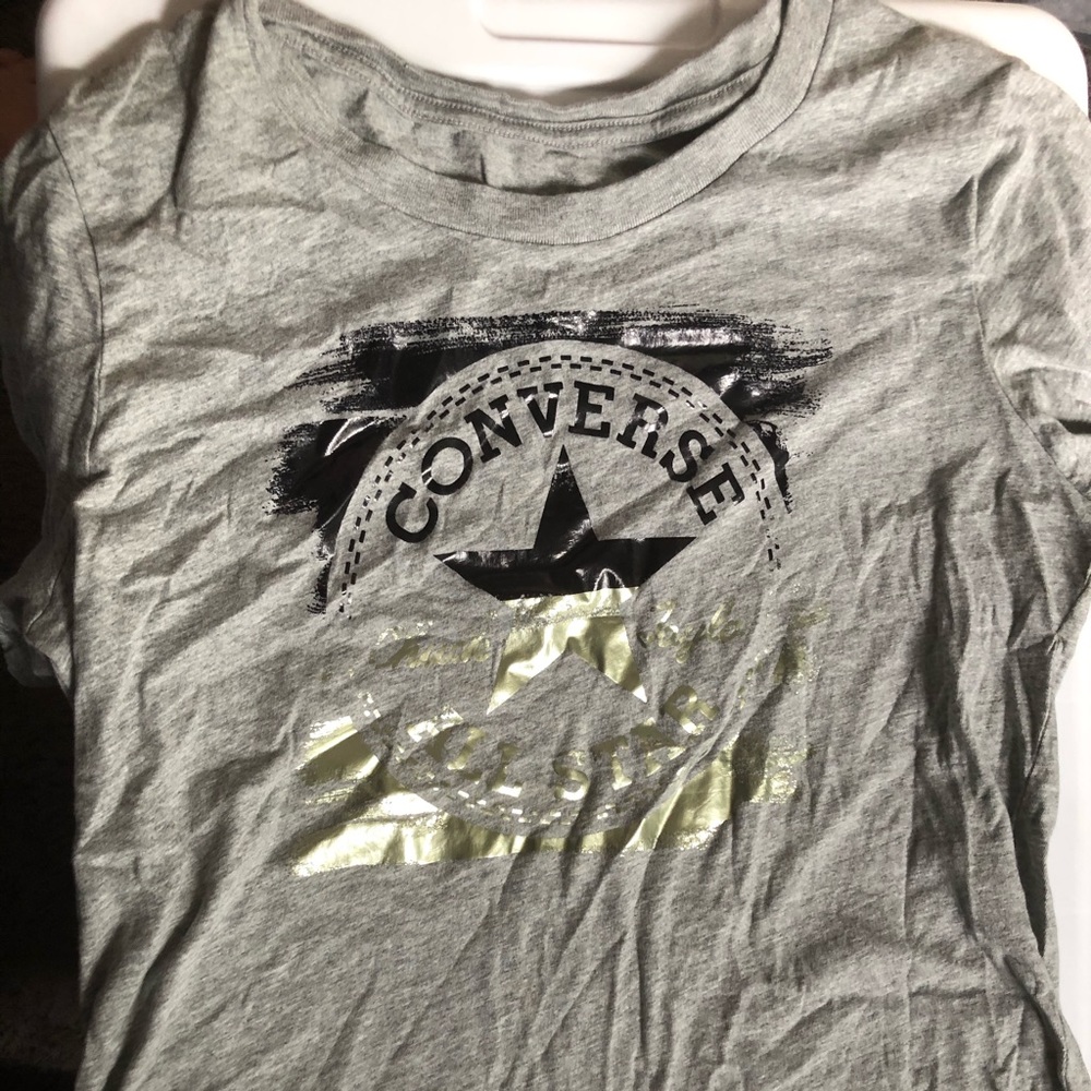 Converse gold and black T-shirt size large